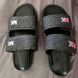 Michael Kors Black Slide Sandals/slip ons size 9 women